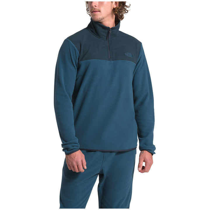 The North Face TKA Glacier 1/4 Zip Blue Wing Teal/Urban Navy