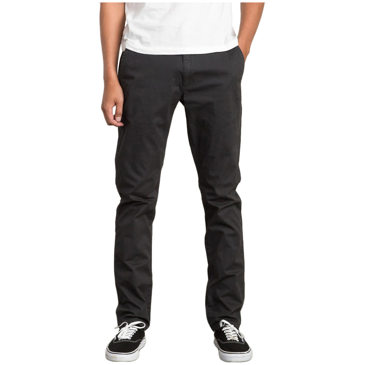 RVCA Daggers Slim-Straight Chino Pants Pirate Black