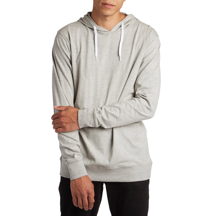 evo Lightweight Pullover Hoodie Grey Heather