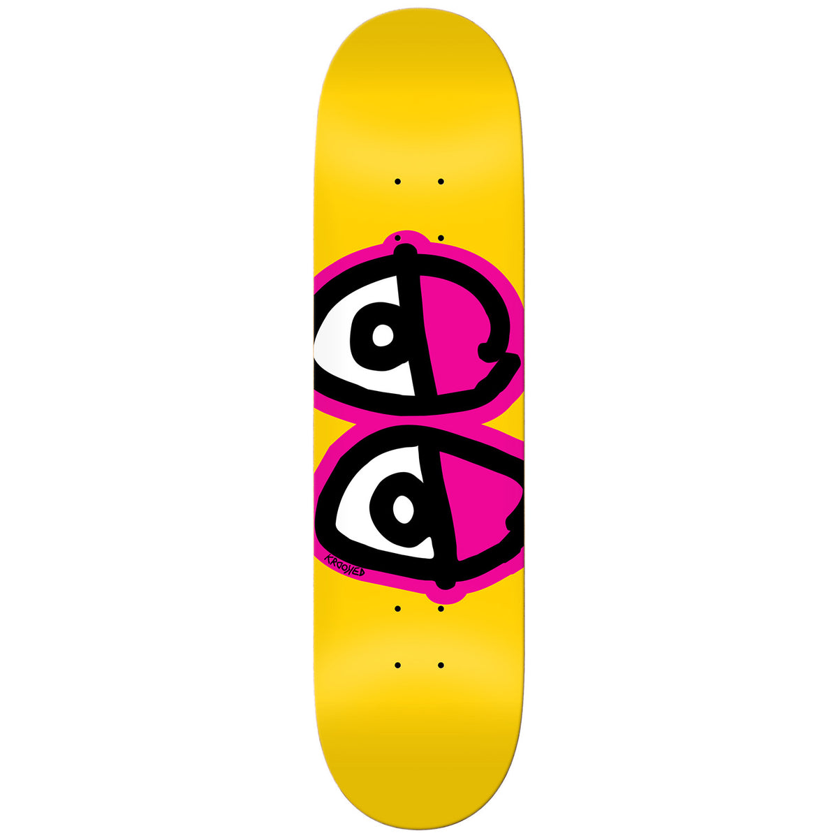 Krooked Team Eyes 8.25 Skateboard Deck