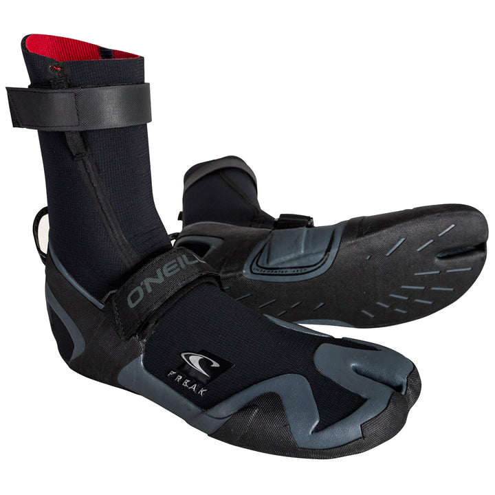 O'Neill 3.5mm Psycho Freak Split Toe Wetsuit Boots Black/Graphite