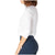 Beyond Yoga Back Out Reversible Cropped Pullover - Women's White