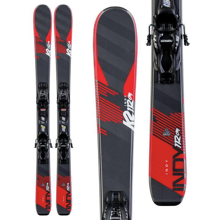 K2 Indy Skis + FDT 7.0 Bindings - Little Boys' 2020