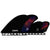 Futures Machado Quad Fin Set Black/Swirl