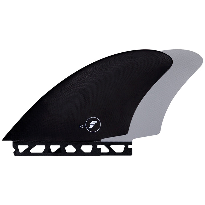 Futures K2 Keel Twin Fin Set Black/Grey