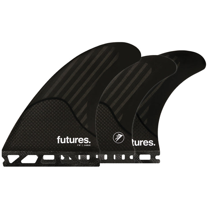 Futures Firewire Large 5-Fin Set Black/Carbon