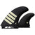 Futures T1 Alpha Twin+1 Fin Set Carbon/Tan