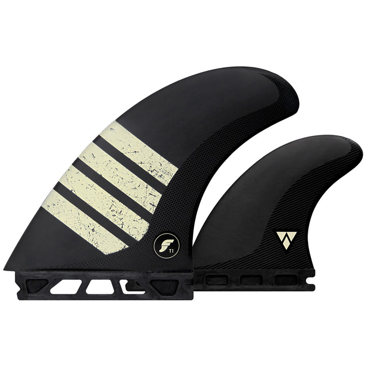 Futures T1 Alpha Twin+1 Fin Set Carbon/Tan