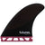Futures Legacy P8 Large Tri Fin Set Burgundy/Black