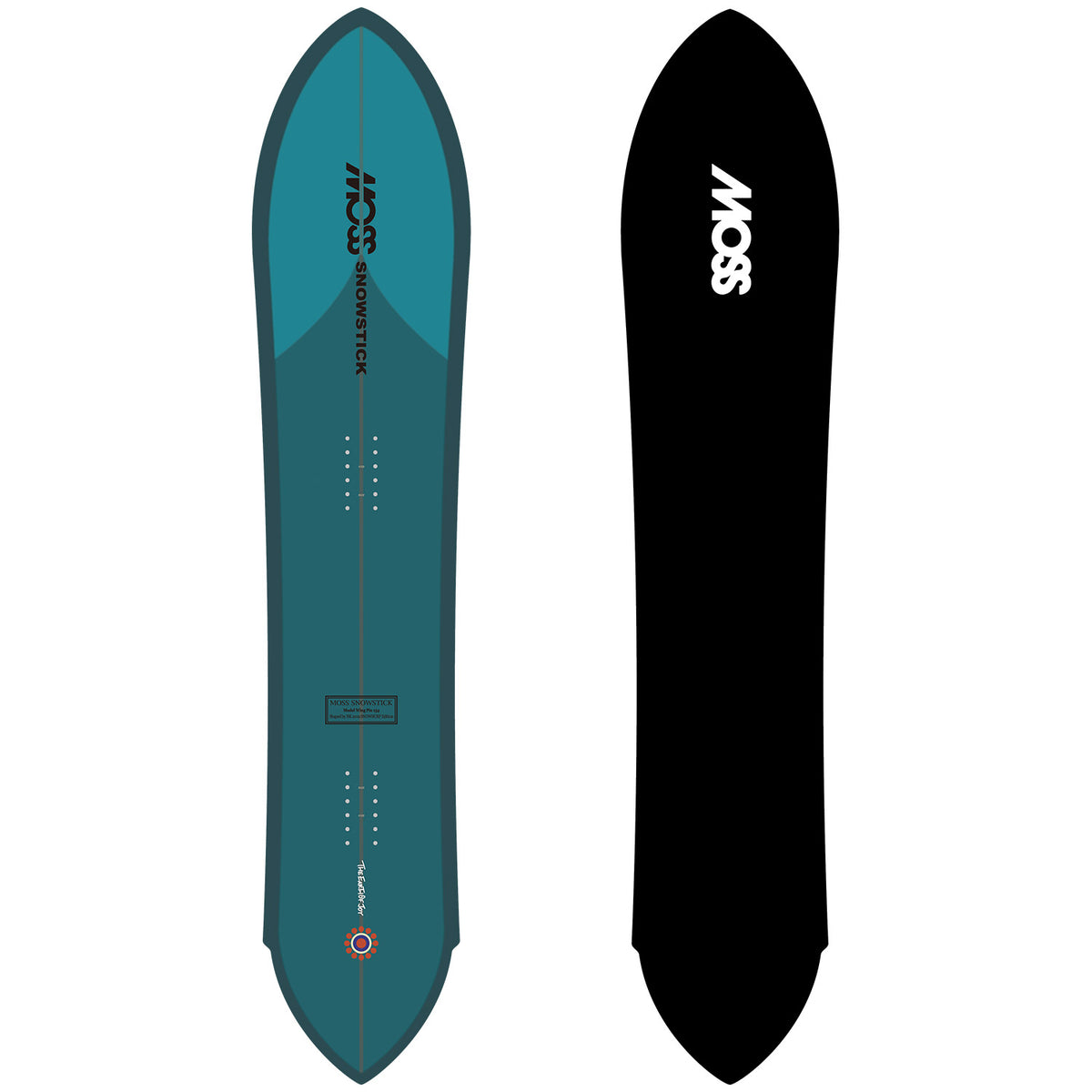 Moss Snowstick Wing Pin 54 Snowboard 2020