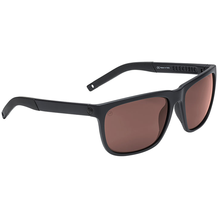 Electric Knoxville XL S Sunglasses Matte Black /Ohm+ Polarized Rose