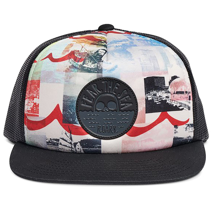 Roark Fear The Sea Trucker Hat Black