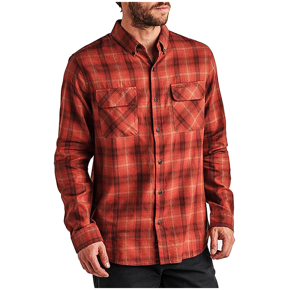 Roark Cassidy Button-Up Shirt Red