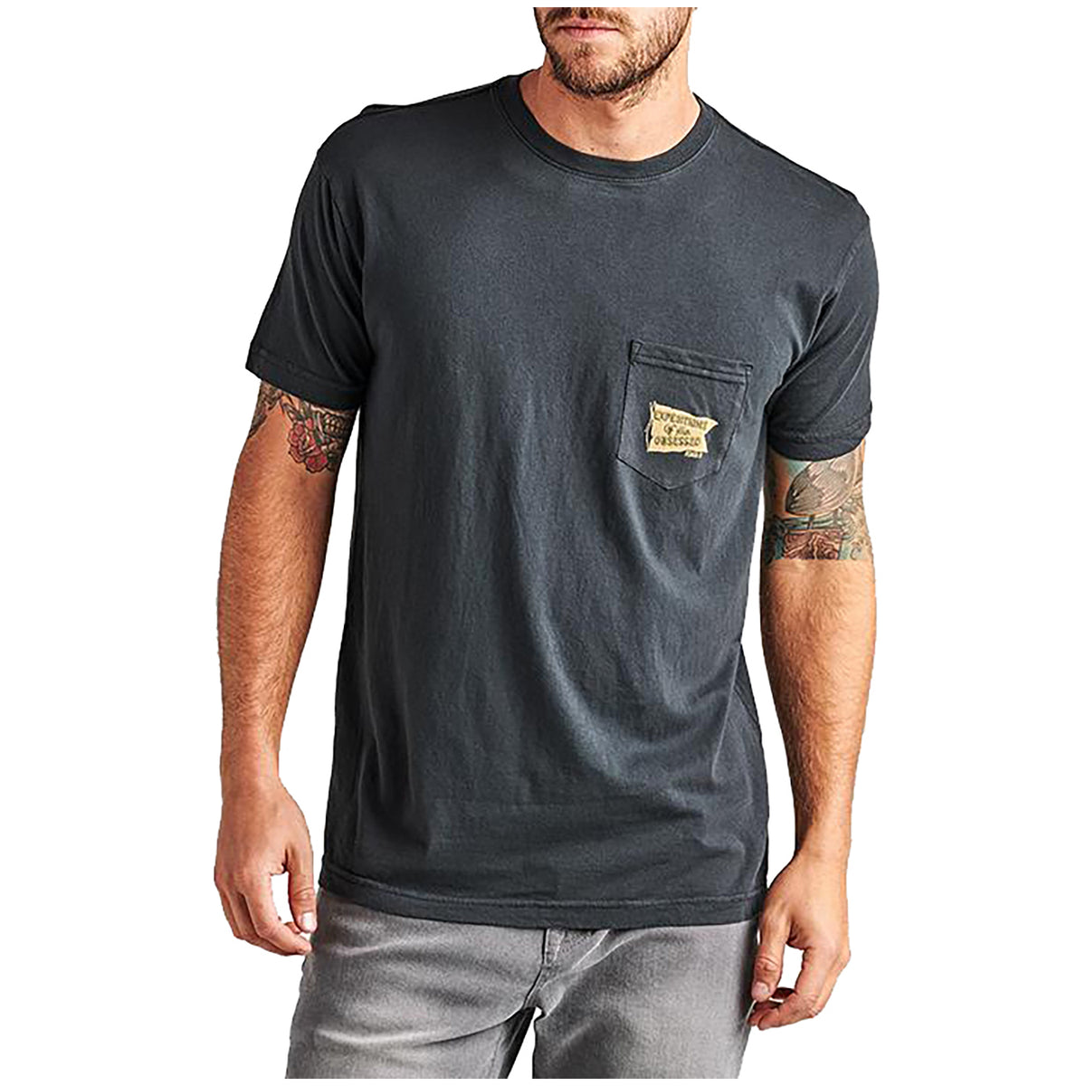 Roark Simply Obsessed Pocket T-Shirt Black
