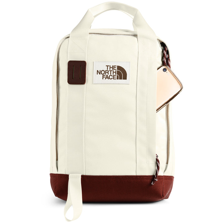 The North Face Tote Pack Vintage White/Sequoia Red