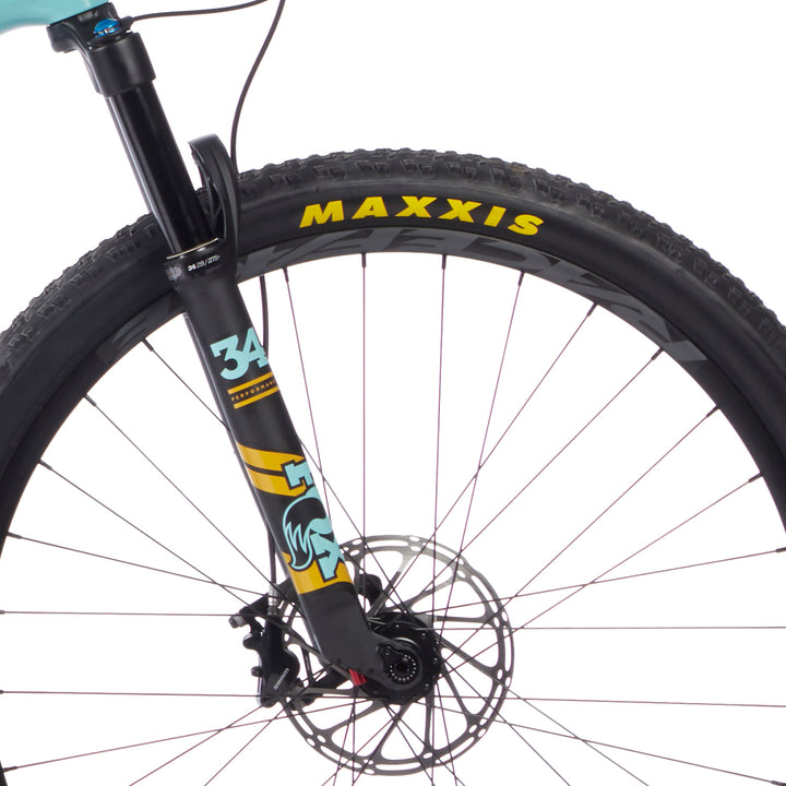 Santa Cruz Bicycles Blur C S TR Complete Mountain Bike 2020 Gloss Aqua