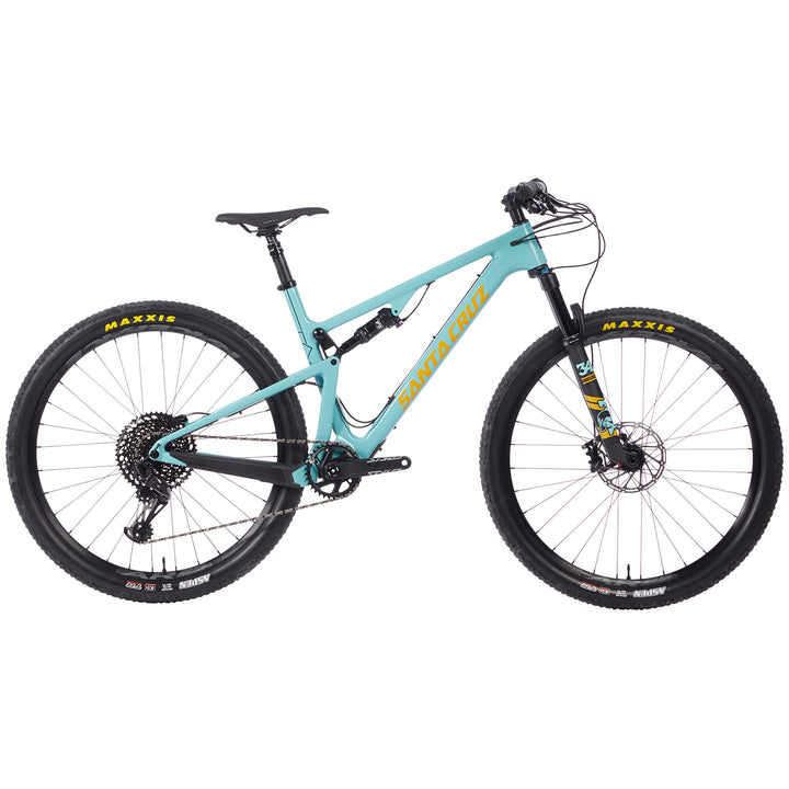 Santa Cruz Bicycles Blur C S TR Complete Mountain Bike 2020 Gloss Aqua