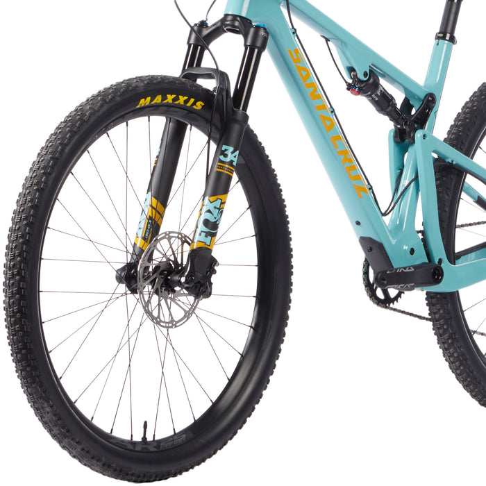 Santa Cruz Bicycles Blur C S TR Complete Mountain Bike 2020 Gloss Aqua
