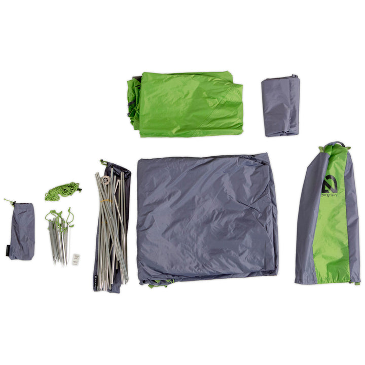 Nemo Galaxi 2 Person Tent & Footprint Birch Leaf Green