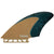 Futures Rasta Keel Twin Fin Set Jute/Teal