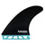 Futures Legacy R8 Large Tri Fin Set Teal/Black
