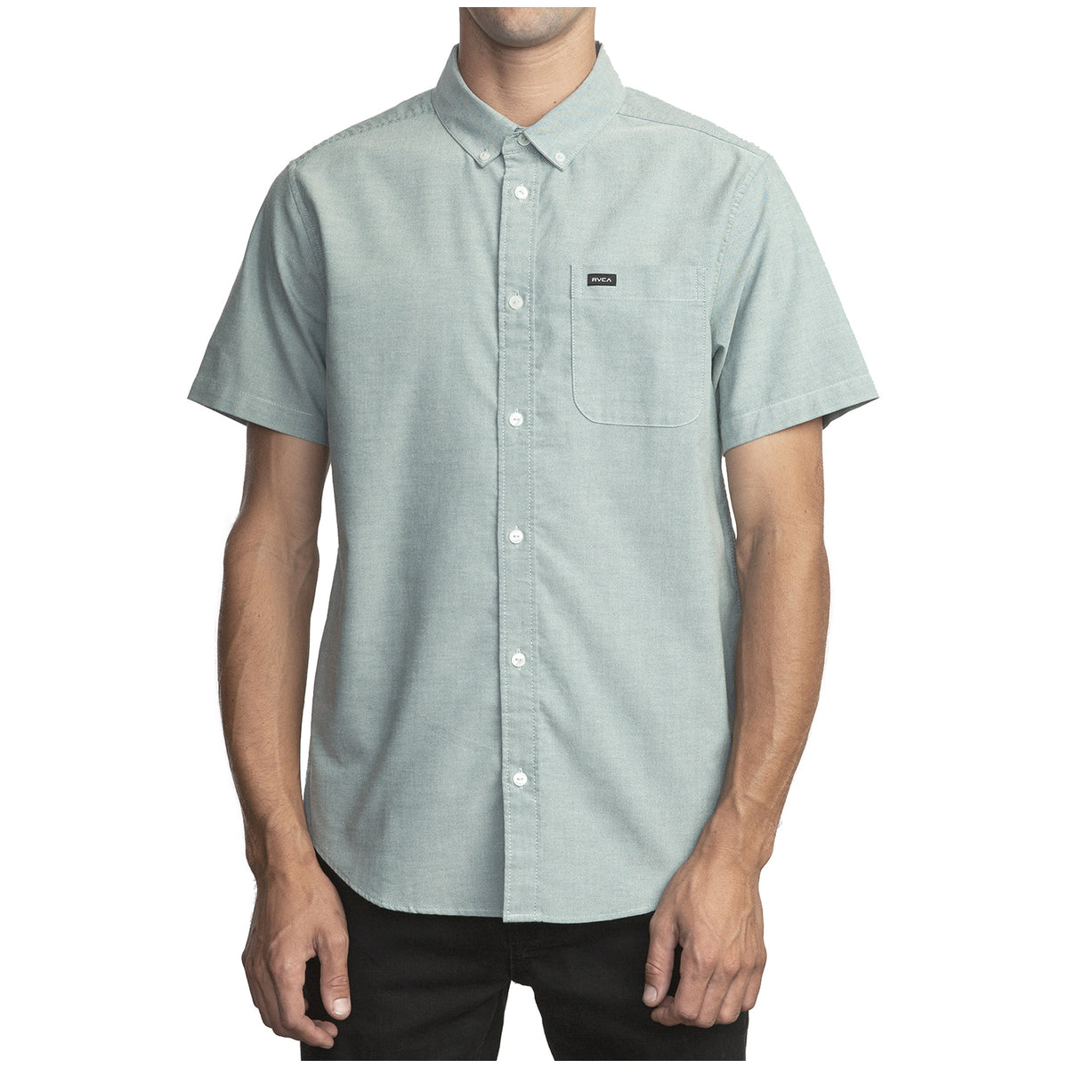 RVCA That'll Do Stretch Short-Sleeve Shirt Pavement