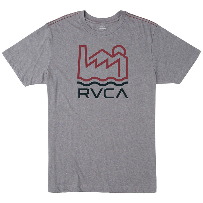 RVCA Industry Line T-Shirt Smoke