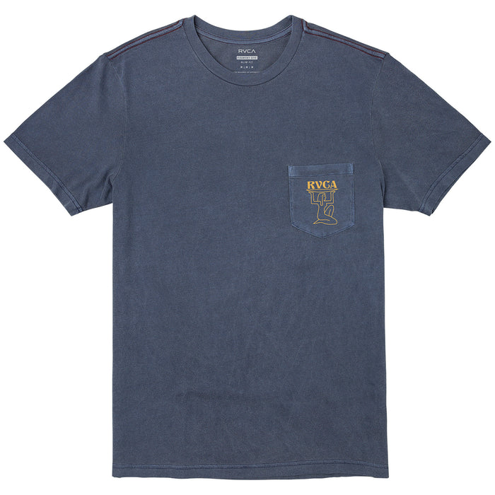 RVCA Ramses T-Shirt Moody Blue