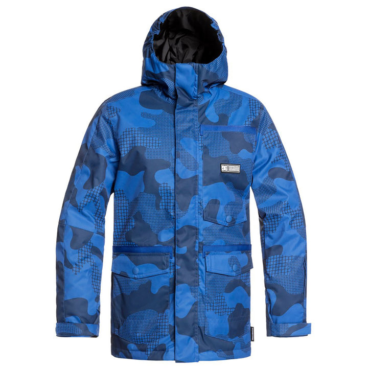 DC Servo Jacket - Boys' Monaco Blue Yth Pill Camo