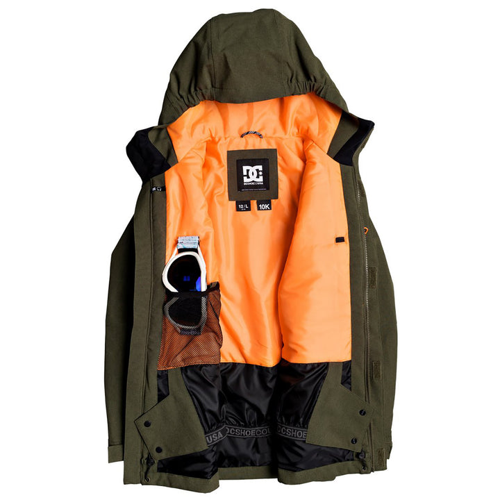 DC Servo Jacket - Boys' Olive Night