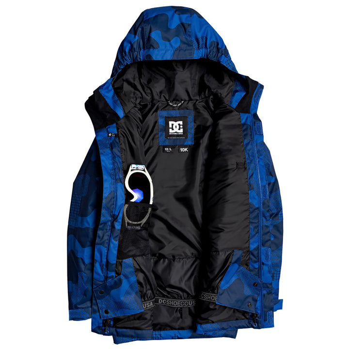 DC Servo Jacket - Boys' Monaco Blue Yth Pill Camo