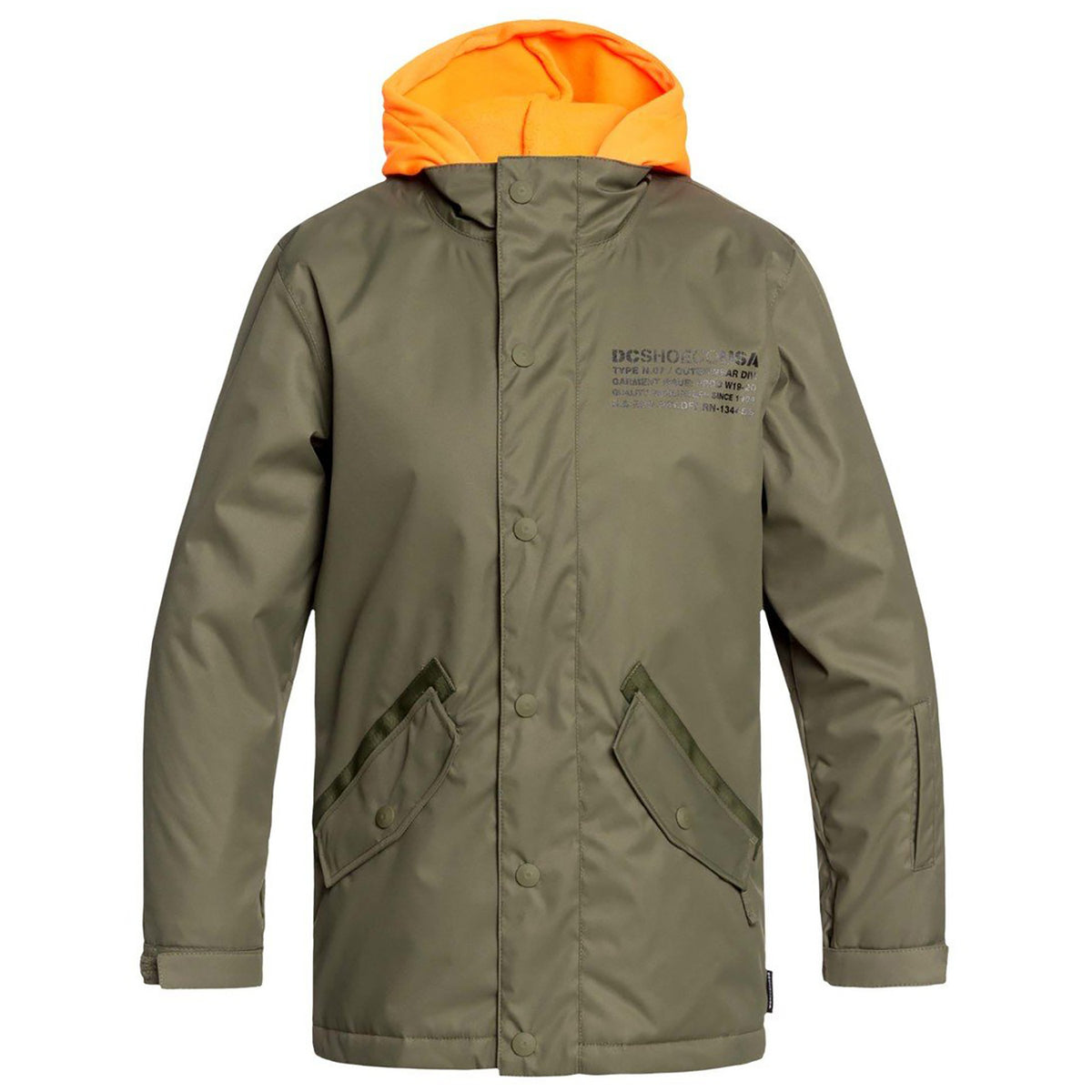 DC Union Jacket - Boys' Olive Night