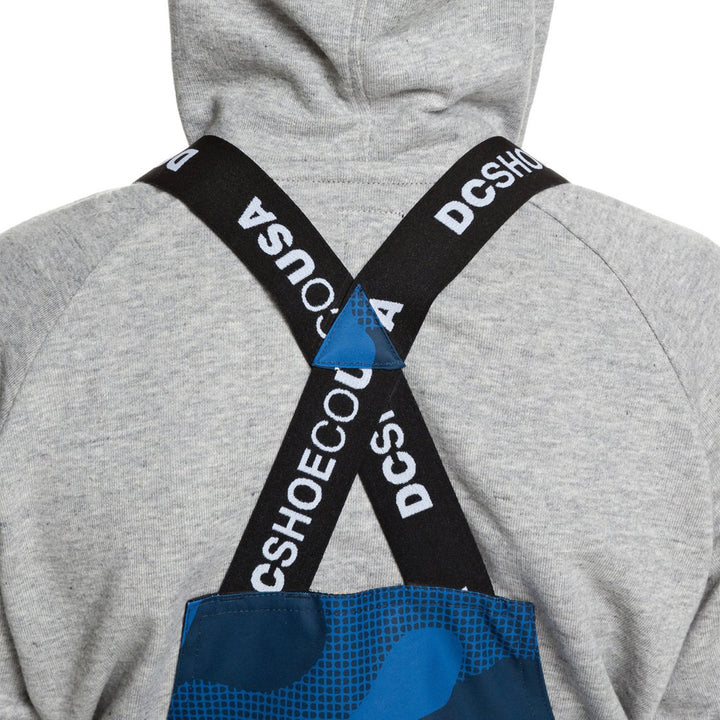 DC Banshee Bibs - Boys' Monaco Blue Yth Pill Camo