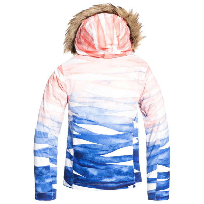 Roxy American Pie SE Jacket - Girls' Mid Denim Yumi Yamada Print