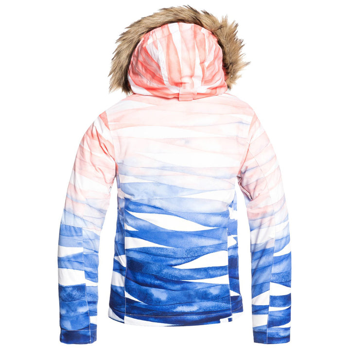 Roxy American Pie SE Jacket - Girls' Mid Denim Yumi Yamada Print