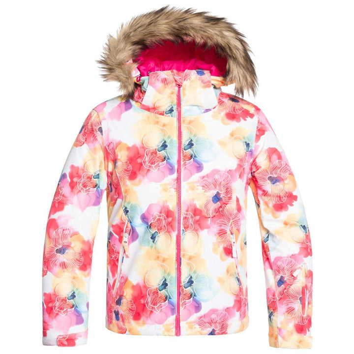 Roxy American Pie Jacket - Girls' Bright White Sunshine Flowers