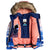 Roxy American Pie SE Jacket - Girls' Mid Denim Yumi Yamada Print