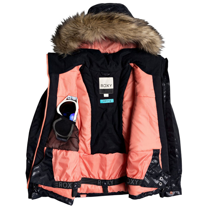 Roxy American Pie Solid Jacket - Girls' True Black Aztecspiritembos