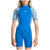Roxy 2/2 Syncro Back Zip Short Sleeve Springsuit - Girls' Sea Blue II