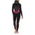 Roxy 5/4/3 Syncro+ Chest Zip Hooded Wetsuit - Women's Black / Sangria