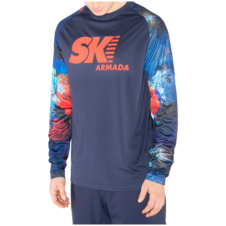 Armada Contra Long-Sleeve Crew Top Galaxy