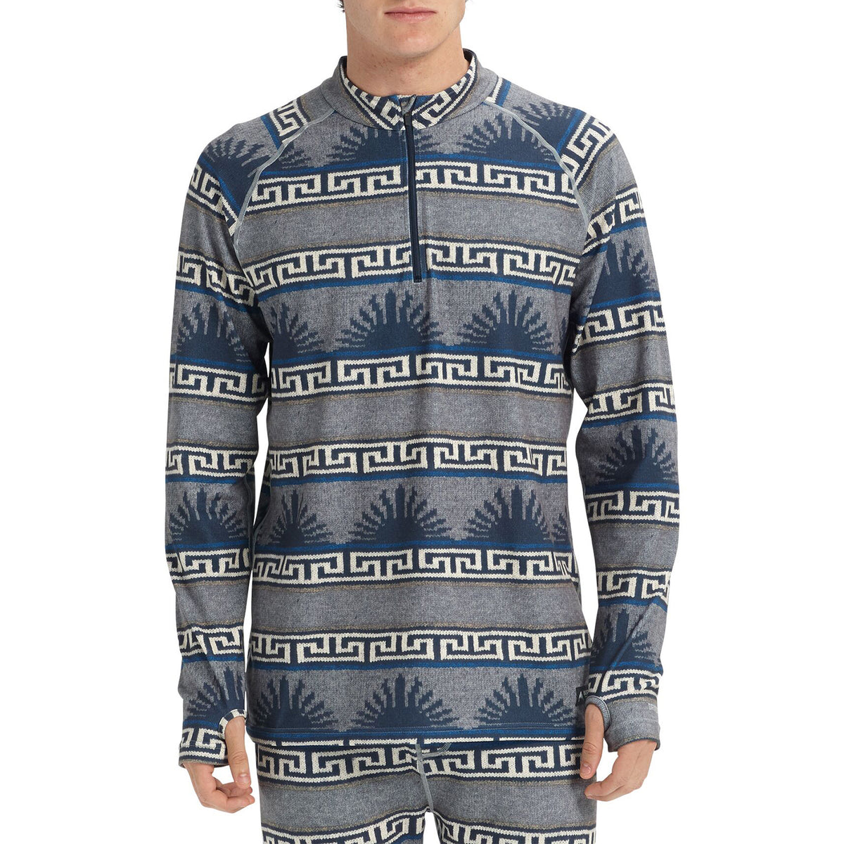 Burton Expedition 1/4 Zip Top Dress Blue Spurwink