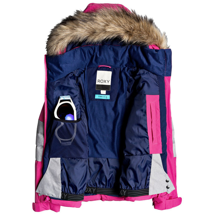 Roxy Bamba Jacket - Girls' Beetroot Pink