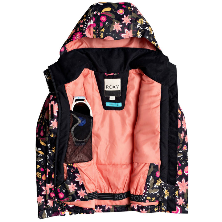 Roxy Jetty Jacket - Girls' True Black Folk Winter