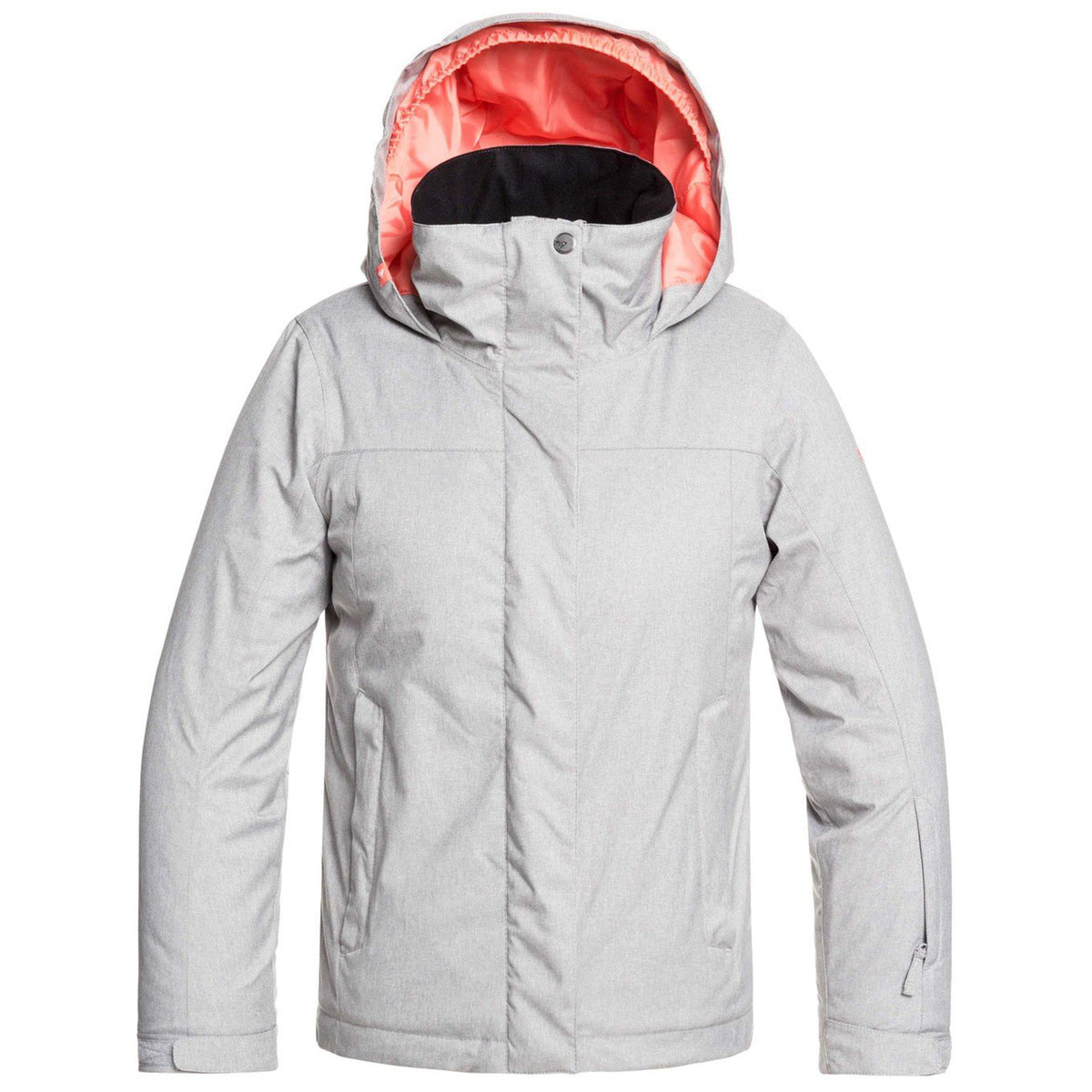 Roxy Jetty Solid Jacket - Girls' Heather Grey