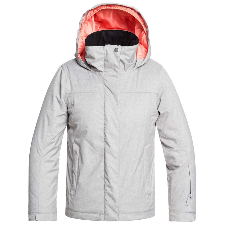 Roxy Jetty Solid Jacket - Girls' Heather Grey