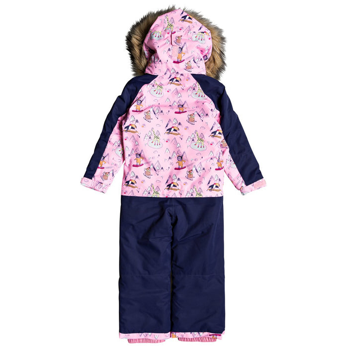 Roxy Paradise Jumpsuit - Little Girls' Prism Pink Snow Trip