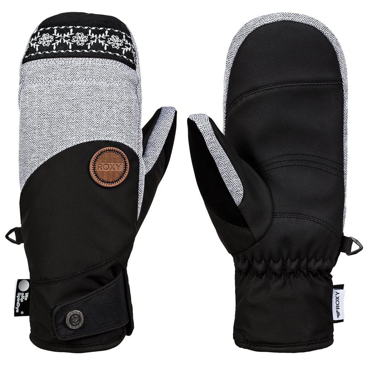 Roxy Vermont Spindye Mittens - Women's True Black