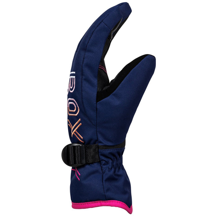 Roxy Freshfield Gloves - Girls' Medieval Blue