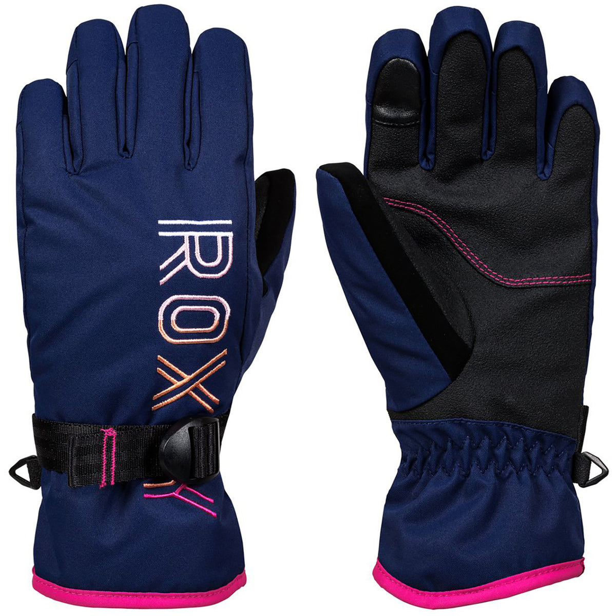 Roxy Freshfield Gloves - Girls' Medieval Blue
